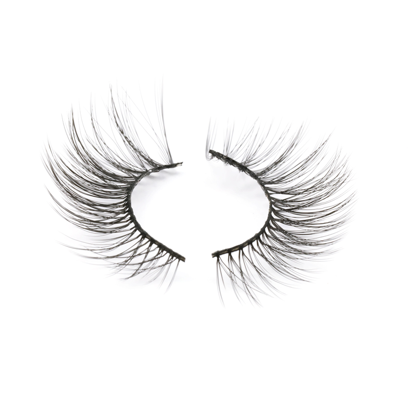 3D false silk eyelash lashes vendors wholesale custom packaging Fluffy 3D false silk eyelash lashes spg93 JN79